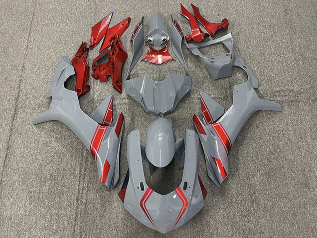 Carénages Moto Yamaha R1 2015-2019 - Nardo Gris Rouge