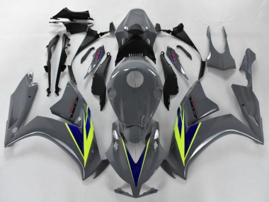 Carénages Moto Honda CBR1000RR 2012-2016 - Nardo Gris Bleu Fluo Jaune