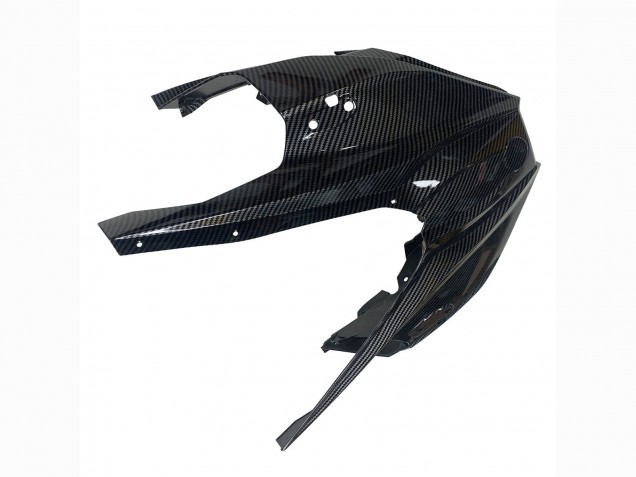 Carénages Moto Kawasaki Ninja H2 2015-2022 - Argent Noir Fibre de Carbone