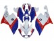 Carénages ABS BMW K1200S 2005-2010 - Blanc Rouge Bleu