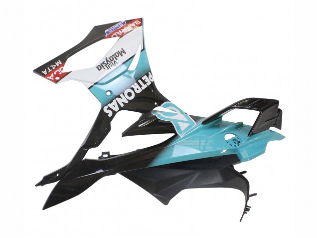 Carénages Moto BMW S1000RR 2023-2024 - Bleu Clair Noir Mat Petronas