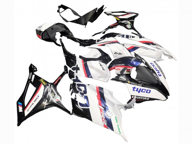 Carénages Moto BMW S1000RR 2019-2022 - Blanc Noir Rose Oxford