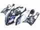 Carénages Moto BMW S1000RR 2015-2016 - Blanc Bleu Noir Fibre de Carbone