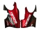 Carénages Moto Suzuki GSX600F/GSX750F 2004-2006 - Noir Brillant Rouge Flamme