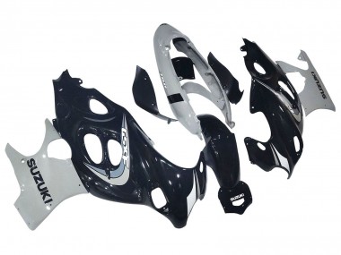 Carénage Moto Suzuki GSX600F/GSX750F 2004-2006 - Noir Brillant Gris