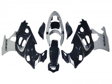 Carénage Moto Suzuki GSX600F/GSX750F 2004-2006 - Noir Brillant Gris