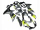 Carénages Moto Suzuki GSXR 600 / GSXR 750 2011-2024 - Argent Jaune Noir
