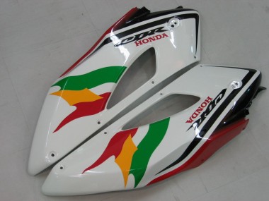 Carénages Moto Honda CBR1000RR 2004-2005 - Blanc Bleu Rouge Noir Brillant Étoile EuroBet Lee