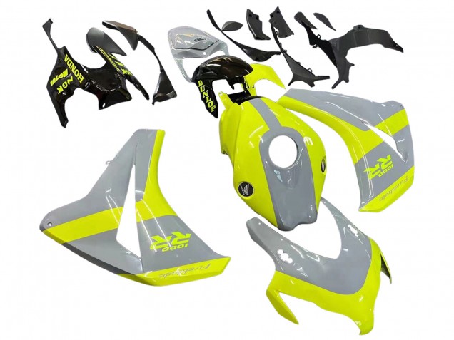 Carénages Moto Honda CBR1000RR 2008-2011 - Nardo Gris Fluorescent Vert
