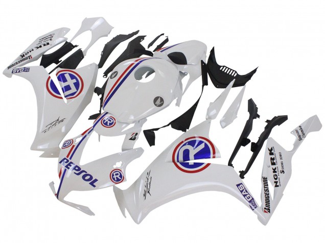Carénages Moto Honda CBR1000RR 2012-2016 - Blanc Bleu Rouge Repsol