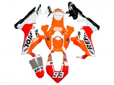 Carénages Moto Honda CBR1000RR 2017-2024 - Blanc Orange Rouge Noir Brillant HRC Repsol 93
