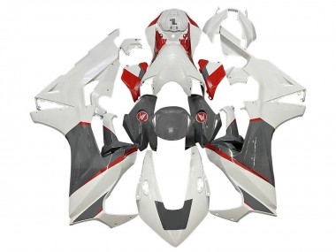 Carénages Moto Honda CBR1000RR 2017-2024 - Blanc Rouge Gris
