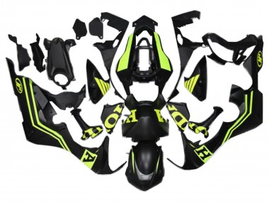 Carénages Moto Honda CBR1000RR 2017-2024 - Noir Mat Jaune