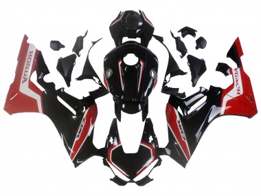 Carénages Moto Honda CBR1000RR 2017-2024 - Rouge Blanc Noir Brillant