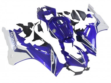 Carénages Moto Honda CBR1000RR 2017-2024 - Blanc Bleu