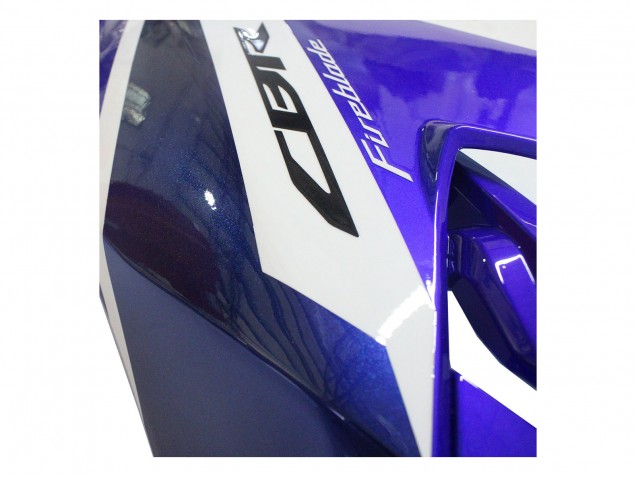 Carénages Moto Honda CBR1000RR 2017-2024 - Blanc Bleu