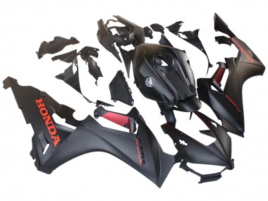 Carénages Moto Honda CBR1000RR 2017-2024 - Gris Mat Rouge