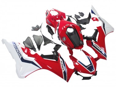 Carénages Moto Honda CBR1000RR 2017-2024 - Blanc Rouge Bleu Foncé Fireblade