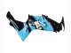 Carénages Moto Suzuki GSXR 600 / GSXR 750 2011-2024 - Noir Brillant Bleu Clair