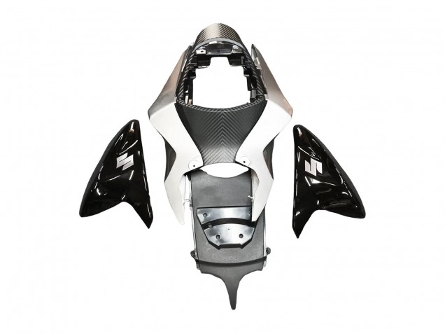 Carénage Moto Suzuki GSXR 600 / GSXR 750 2011-2024 - Noir Brillant Argent