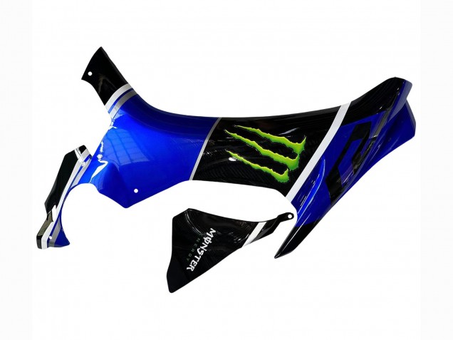 Carénages Moto Yamaha YZF 1000 R1 2015-2019 - Bleu Noir Brillant Vert Monstre