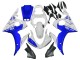 Carénages Moto Yamaha YZF R6S 2006-2009 - Blanc Bleu GYTR