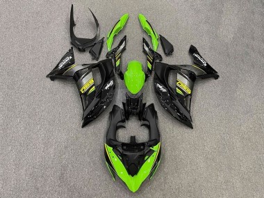 Carénages Moto Kawasaki Ninja 650 EX650 2017-2019 - Vert Jaune Gris Noir