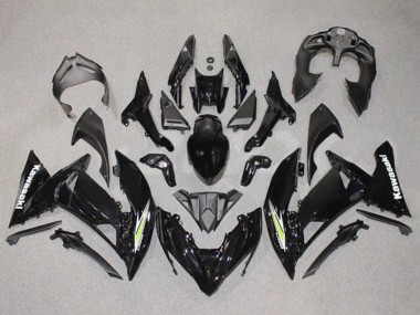 Carénages Moto Kawasaki Ninja 650 EX650 2017-2019 - Noir Blanc Vert Blanc
