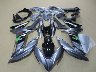 Carénages Moto Kawasaki Ninja 650 EX650 2017-2019 - Gris Brillant Vert Noir Blanc