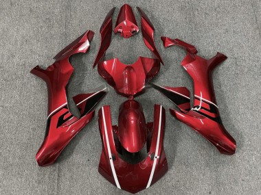 Carénages Moto Yamaha YZF R1 2015-2019 - Rouge Blanc Noir