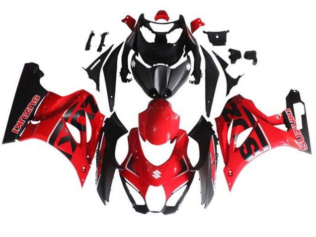 Carénage Moto Suzuki GSXR1000 2017-2024 - Rouge Noir