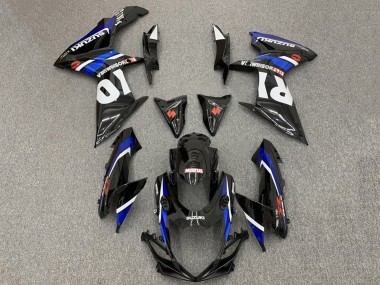 Carénages Moto Suzuki GSXR 600 / GSXR 750 2011-2024 - Noir Brillant Bleu Blanc Rouge Yoshimura