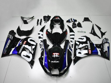 Carénages Moto Suzuki GSXR 1000 2017-2024 - Noir Blanc Bleu Motul