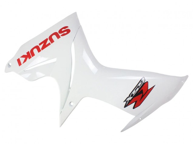 Carénages Moto Suzuki GSXR 600/750 2011-2024 - Blanc Noir Brillant Rouge Décalque