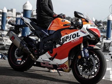Carénages Moto Honda CBR1000RR 2017-2024 - Orange Blanc Rouge Noir Brillant Repsol Red Bull