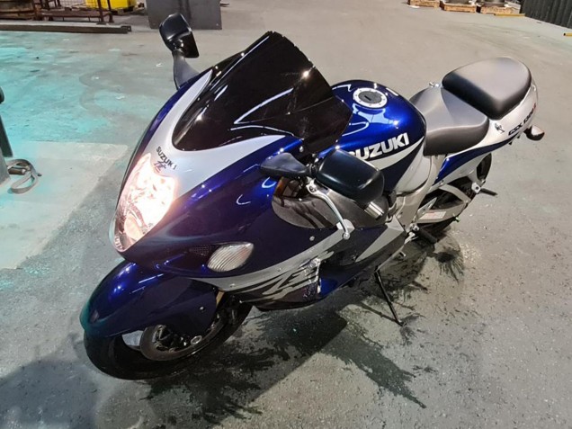 Carénages Moto Suzuki GSXR 1300 Hayabusa 1996-2007 - Bleu Blanc