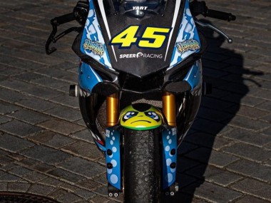 Carénages Moto Yamaha YZF R1 2015-2019 - Bleu Jaune Requin