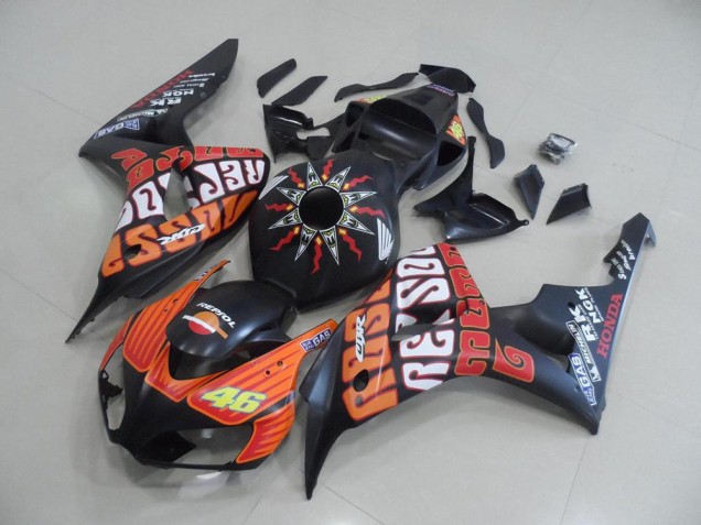 Matte Rossi Carénage Moto CBR 1000 RR 06-07 Matte Rossi Carénage Moto CBR 1000 RR 06-07