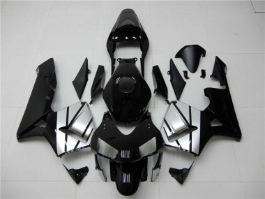 Noir Argent Carénage Moto CBR 600 RR 03-04