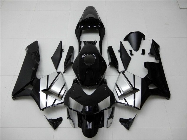 Noir Argent Carénage Moto CBR 600 RR 03-04 Noir Argent Carénage Moto CBR 600 RR 03-04