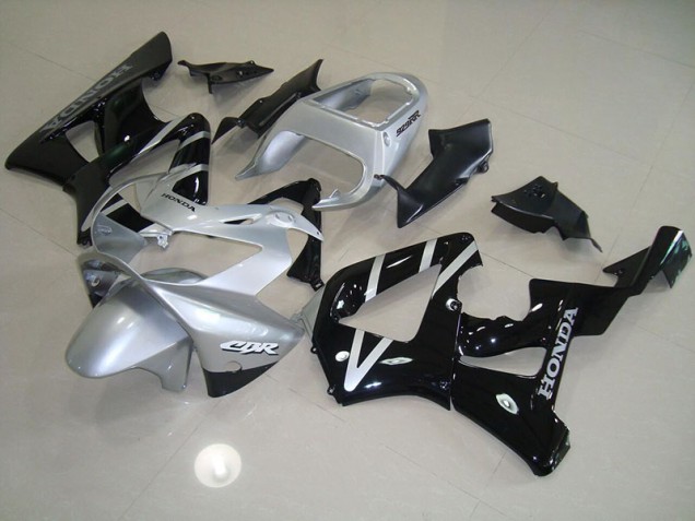 Noir Argent Carénage Moto CBR 900 RR 929 00-01