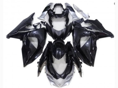 Noir Argent Carénage Moto GSXR 1000 K9 09-16