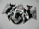 Noir Argent Carénage Moto GSXR 600 / 750 K1 K2 K3 01-03 Noir Argent Carénage Moto GSXR 600 / 750 K1 K2 K3 01-03