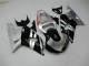 Noir Argent Carénage Moto GSXR 600 / 750 K1 K2 K3 01-03 Noir Argent Carénage Moto GSXR 600 / 750 K1 K2 K3 01-03