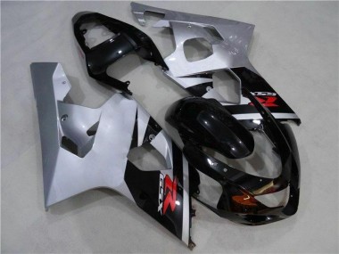 Noir Argent Carénage Moto GSXR 600 / 750 K4 04-05
