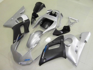 Noir Argent Carénage Moto R6 98-02