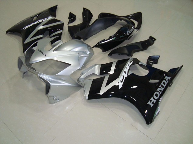 Noir Argent Carénages Moto CBR 600 F4i 04-07 Noir Argent Carénages Moto CBR 600 F4i 04-07