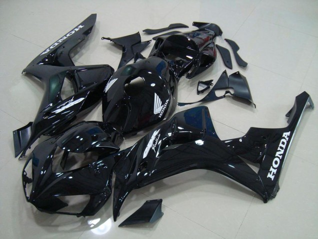 Noir Argent Décalque Carénage Moto CBR 1000 RR 06-07 Noir Argent Décalque Carénage Moto CBR 1000 RR 06-07