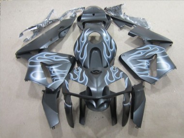 Noir Argent Flamme Carénage Moto CBR 600 RR 05-06