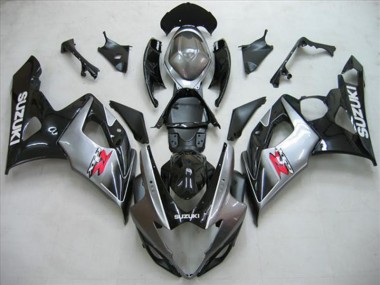 Noir Argent Gris Carénage Moto GSXR 1000 K5 05-06